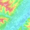 Ponticelli topographic map, elevation, terrain