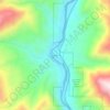 Lucile topographic map, elevation, terrain