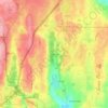 Mill Creek topographic map, elevation, terrain