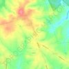Pauline topographic map, elevation, terrain