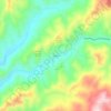 Carpini topographic map, elevation, terrain