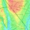Rounton topographic map, elevation, terrain