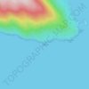 Icy Point topographic map, elevation, terrain