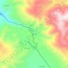 棉花冲 topographic map, elevation, terrain