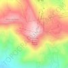 Beech Mountain topographic map, elevation, terrain