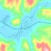 Cataldo topographic map, elevation, terrain