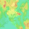 Рощино topographic map, elevation, terrain