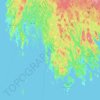 Calf Island topographic map, elevation, terrain