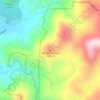 Ben Mountain topographic map, elevation, terrain