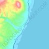 Bulasa topographic map, elevation, terrain