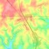 Maryland Line topographic map, elevation, terrain