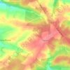 Les Culots topographic map, elevation, terrain