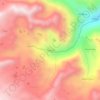 Raqchi topographic map, elevation, terrain