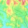 Kalandia topographic map, elevation, terrain