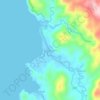 Sabangan topographic map, elevation, terrain