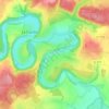 Mesnil-Glaise topographic map, elevation, terrain