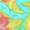 Gungolding topographic map, elevation, terrain