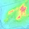 De Anza Village topographic map, elevation, terrain