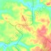 Nunnelly topographic map, elevation, terrain