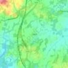 Capel topographic map, elevation, terrain
