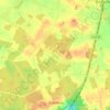 Bromley Green topographic map, elevation, terrain