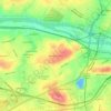 Belmont Terrace topographic map, elevation, terrain