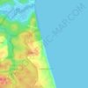 Calvert Cliffs topographic map, elevation, terrain