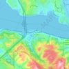 Crolona Heights topographic map, elevation, terrain