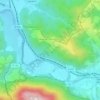 Carté topographic map, elevation, terrain