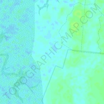 Cape Cleveland topographic map, elevation, terrain