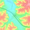Segovia topographic map, elevation, terrain