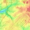 Tye Green topographic map, elevation, terrain