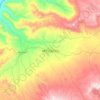 Ambo topographic map, elevation, terrain