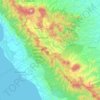 Gunung Raya topographic map, elevation, terrain