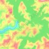 Hiwassee Village topographic map, elevation, terrain