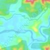 Gerusoppa topographic map, elevation, terrain