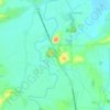 Cajel topographic map, elevation, terrain