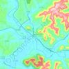 Irvine topographic map, elevation, terrain