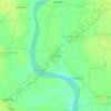 Kamanur topographic map, elevation, terrain