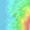 Mount Atago topographic map, elevation, terrain