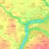 Kavarskas topographic map, elevation, terrain