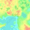 Kenosee Lake topographic map, elevation, terrain