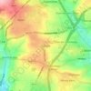 Scholes topographic map, elevation, terrain