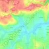 La Rabourdais topographic map, elevation, terrain