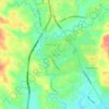 Linstead topographic map, elevation, terrain