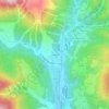 Entrampo topographic map, elevation, terrain