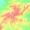 Malamulele topographic map, elevation, terrain