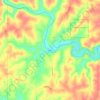 Ozark topographic map, elevation, terrain