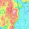 SeaTac topographic map, elevation, terrain