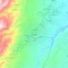 Hermel topographic map, elevation, terrain